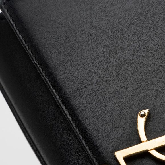 Saint Laurent Leather Monogram Kate Tassel Mini Shoulder Bag - Picture 14 of 16